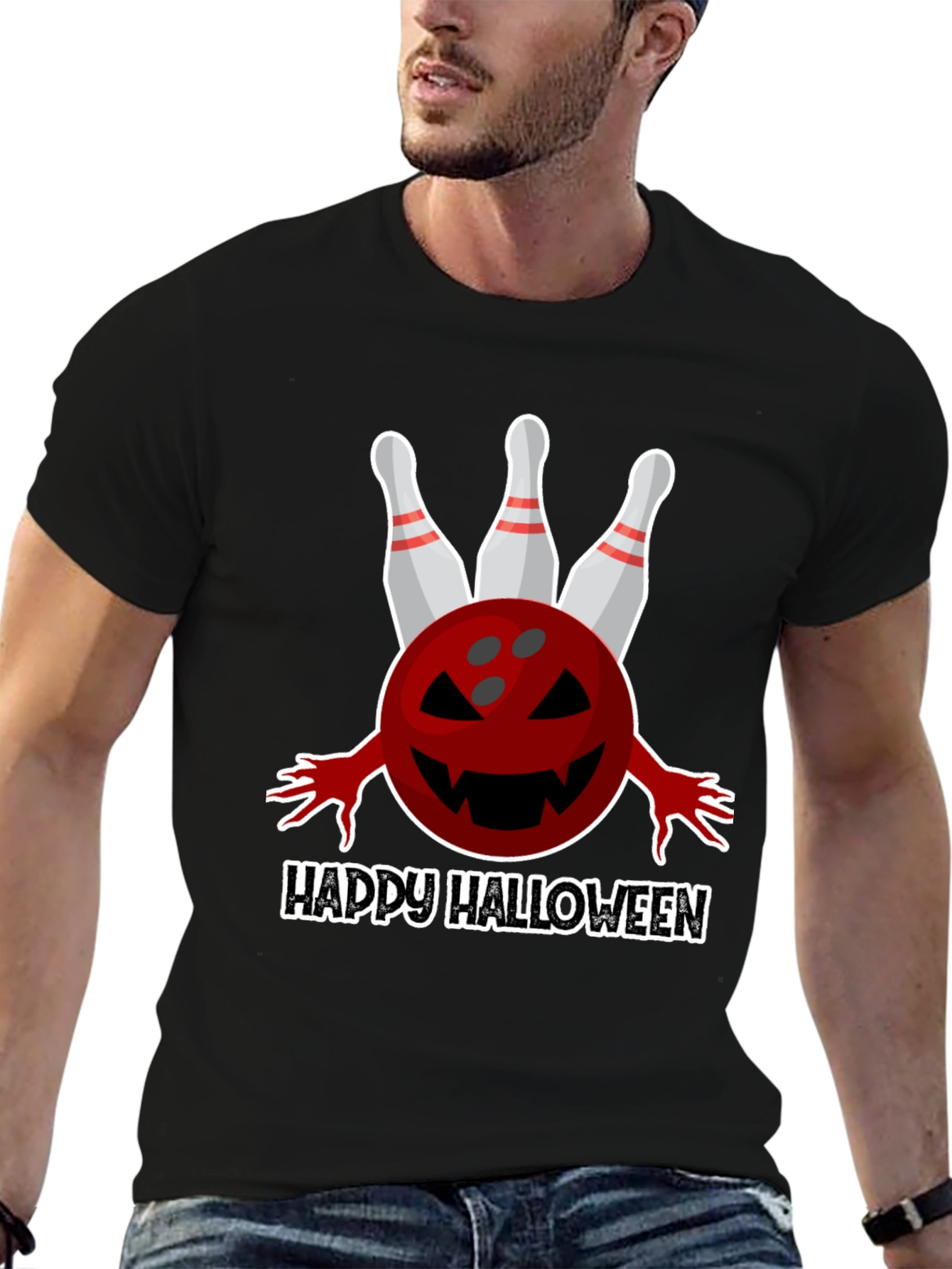 Happy Halloween Bowling T-Shirt