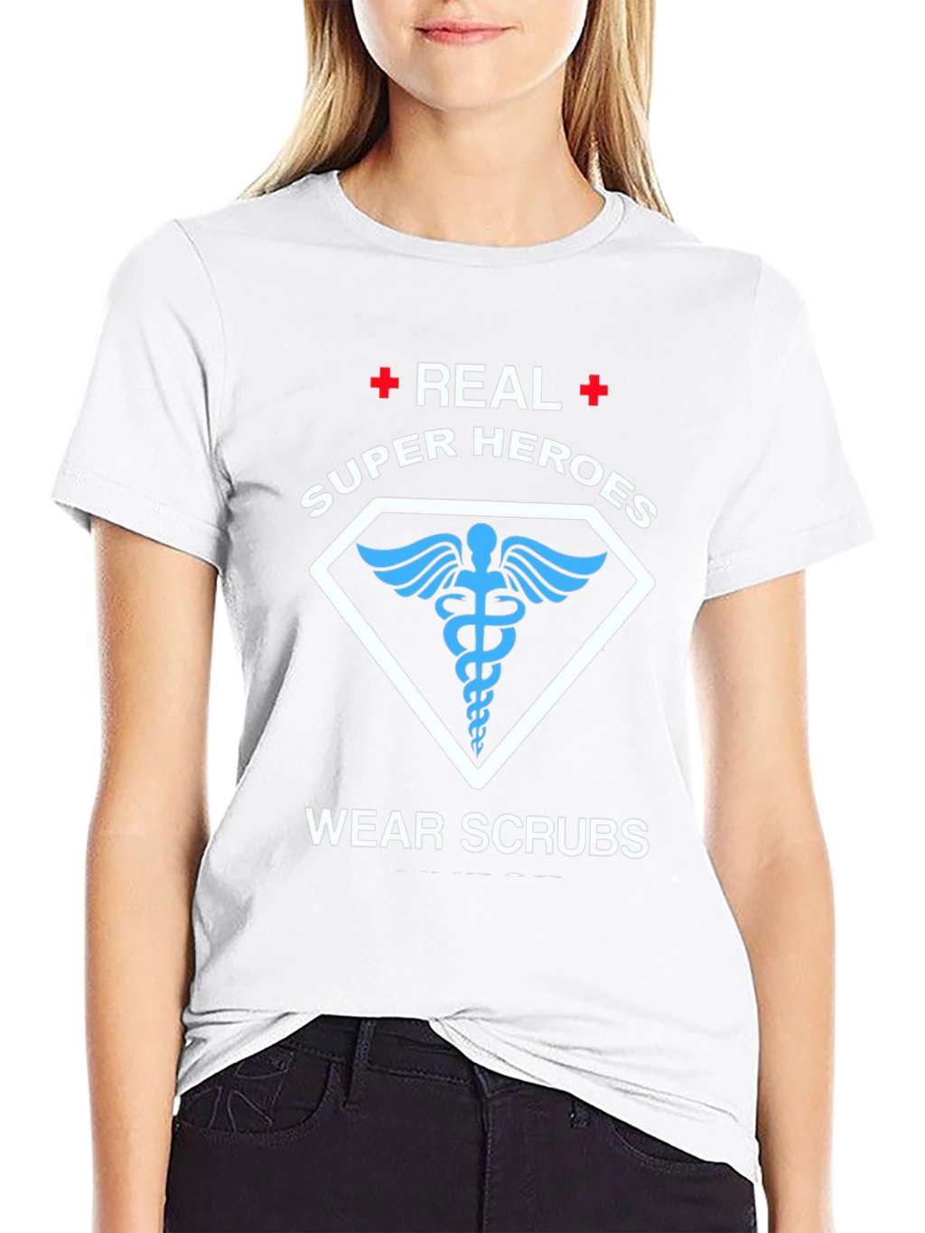 Real Super Heroes Wear Scrubs T-Shirt