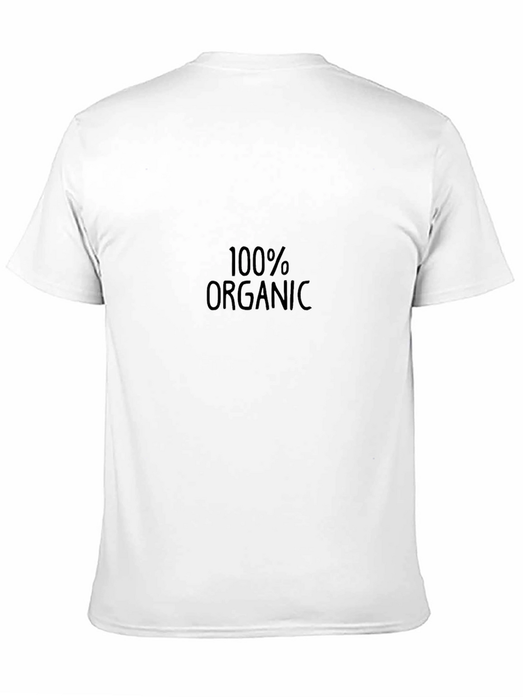 100% Organic Black Cotton T-Shirt