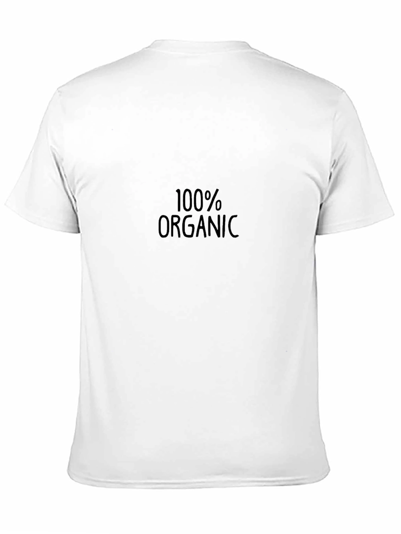 100% Organic Black Cotton T-Shirt
