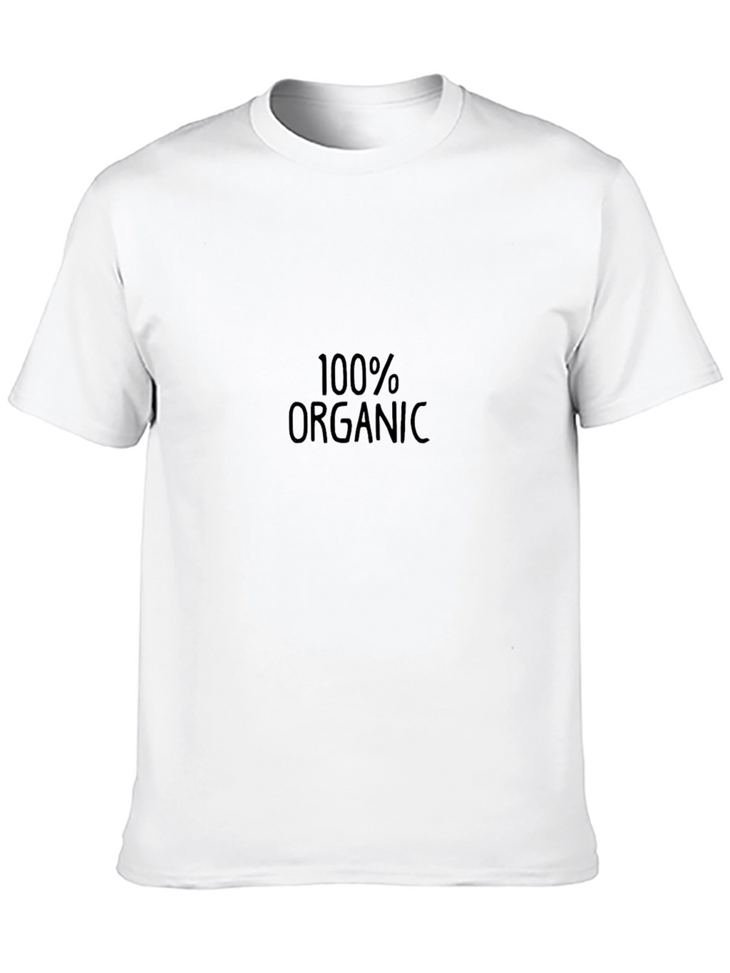 100% Organic Black Cotton T-Shirt