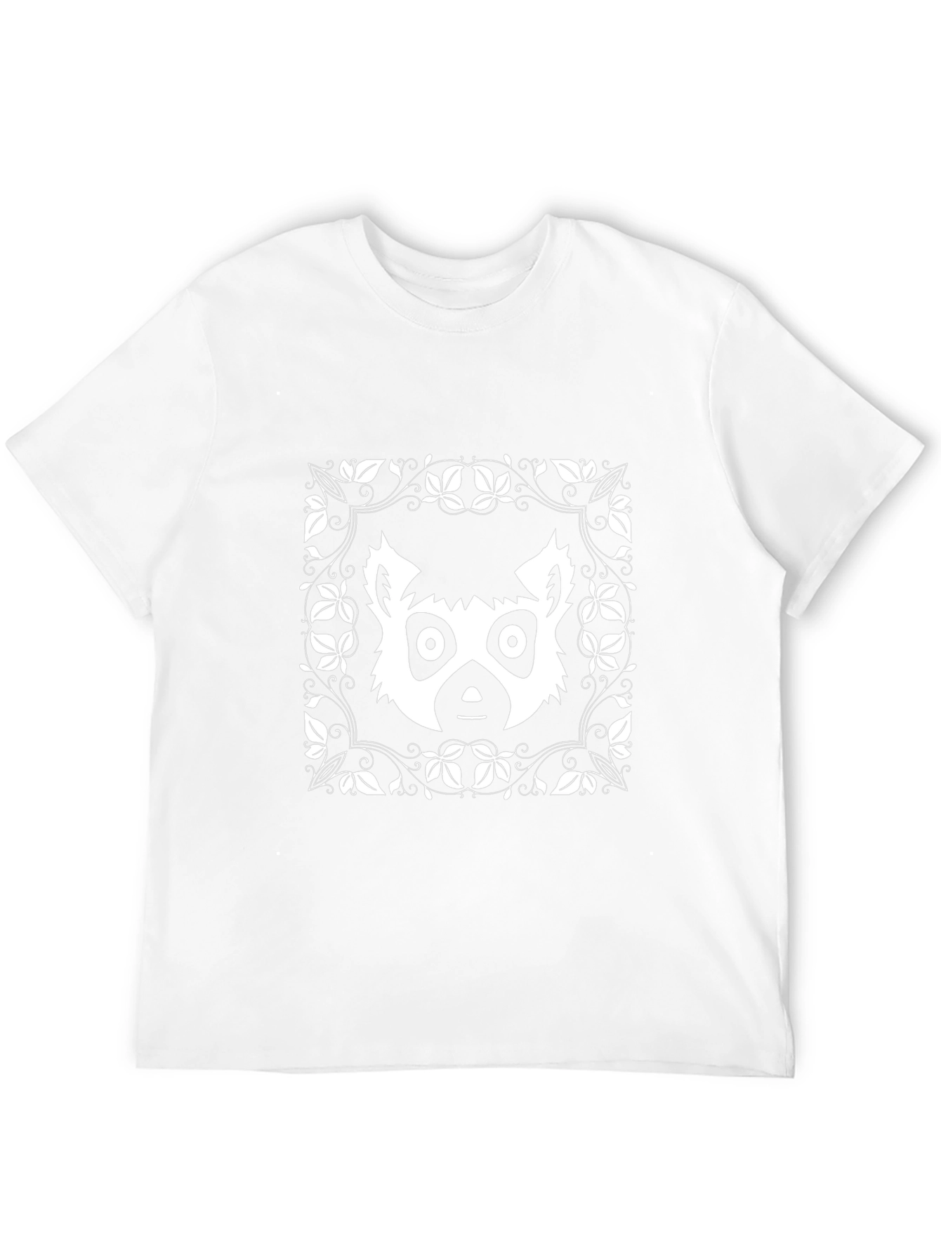 Lemur Graphic Tee - Black Cotton Blend