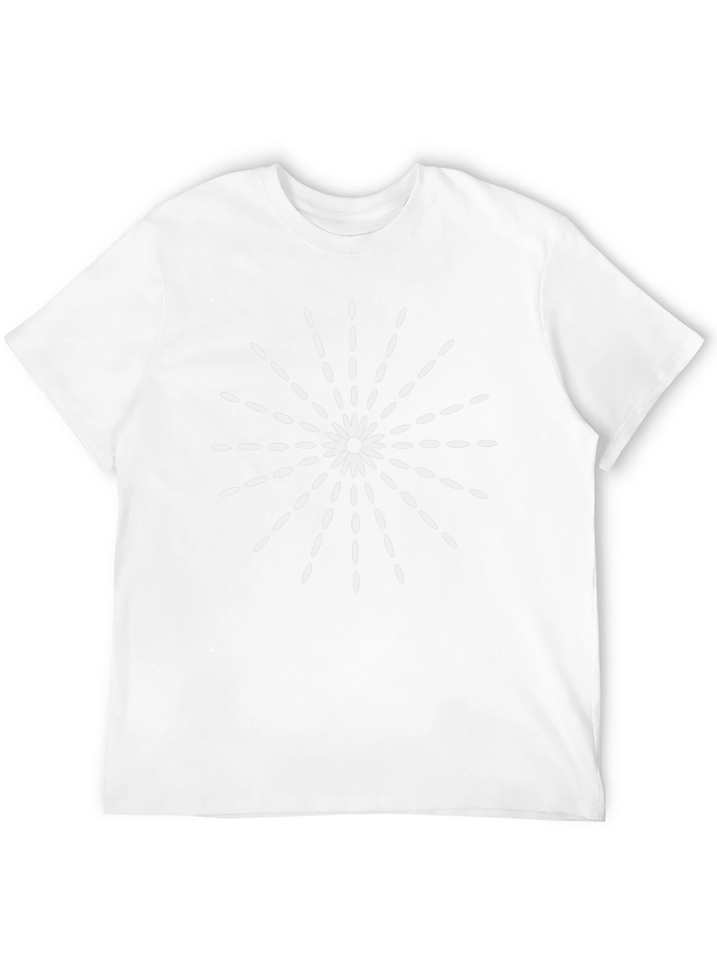 Modern Burst Graphic Black T-Shirt