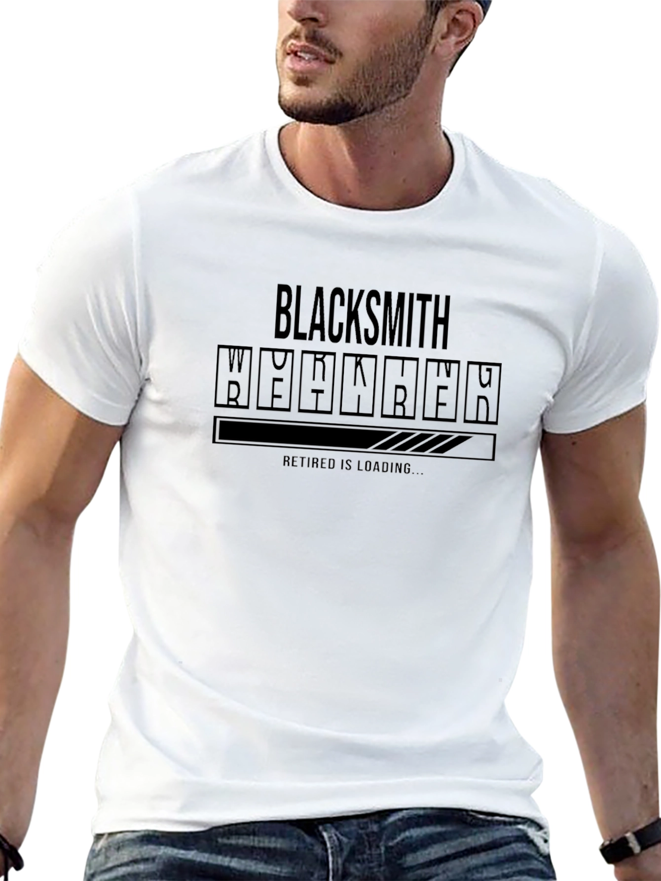 Blacksmith Retirement Loading T-Shirt