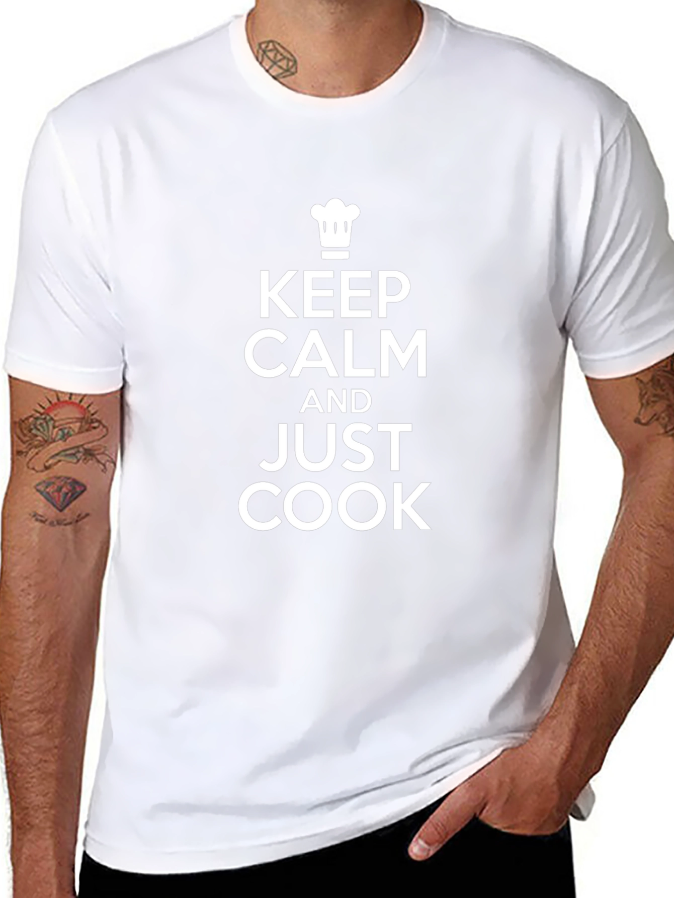 Keep Calm and Just Cook T-Shirt