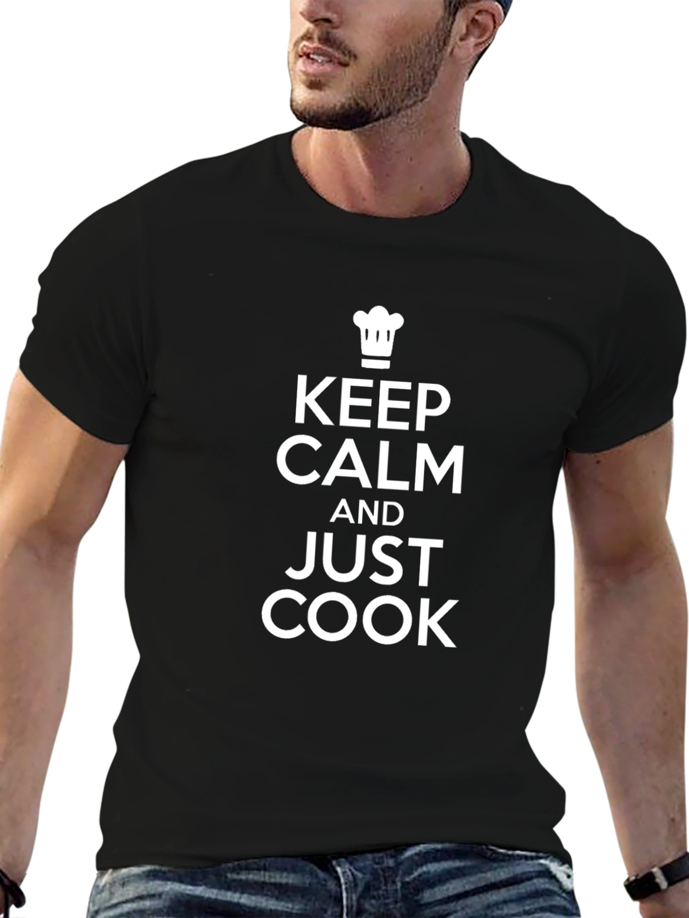 Keep Calm and Just Cook T-Shirt