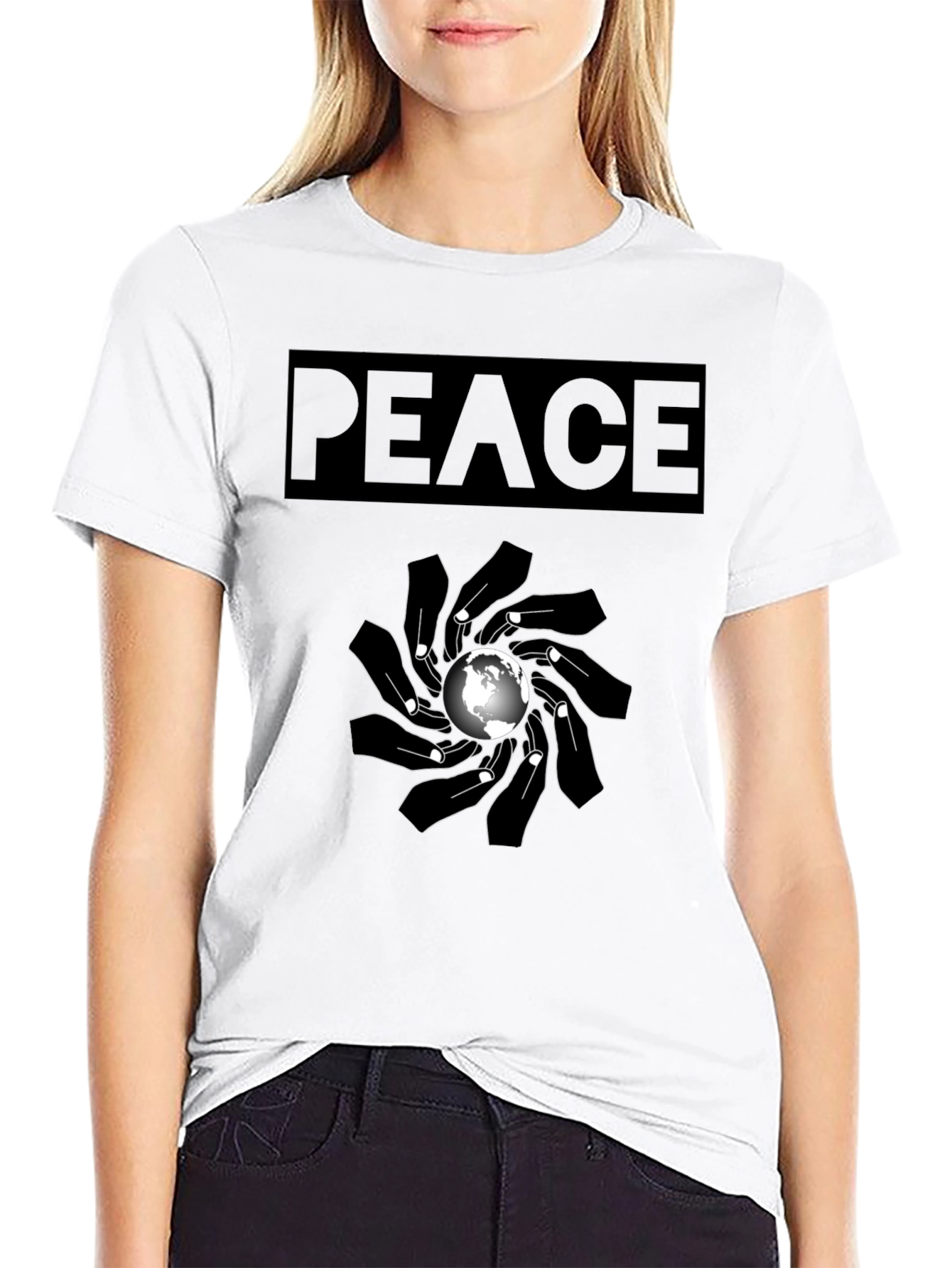 Peace Graphic T-Shirt - Global Unity Design