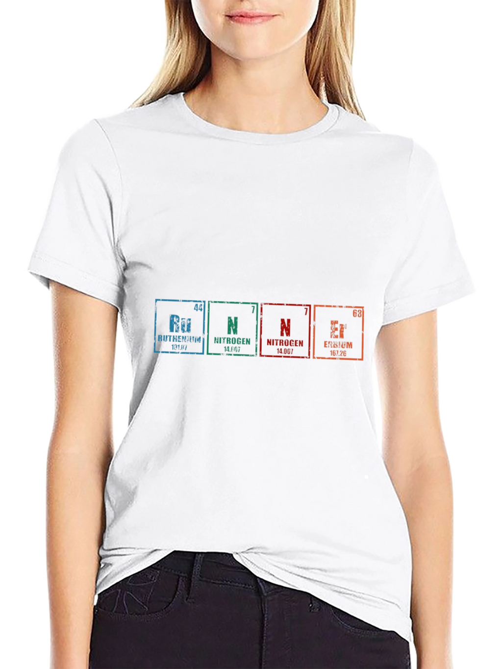 Periodic Table Elements Graphic Black T-Shirt