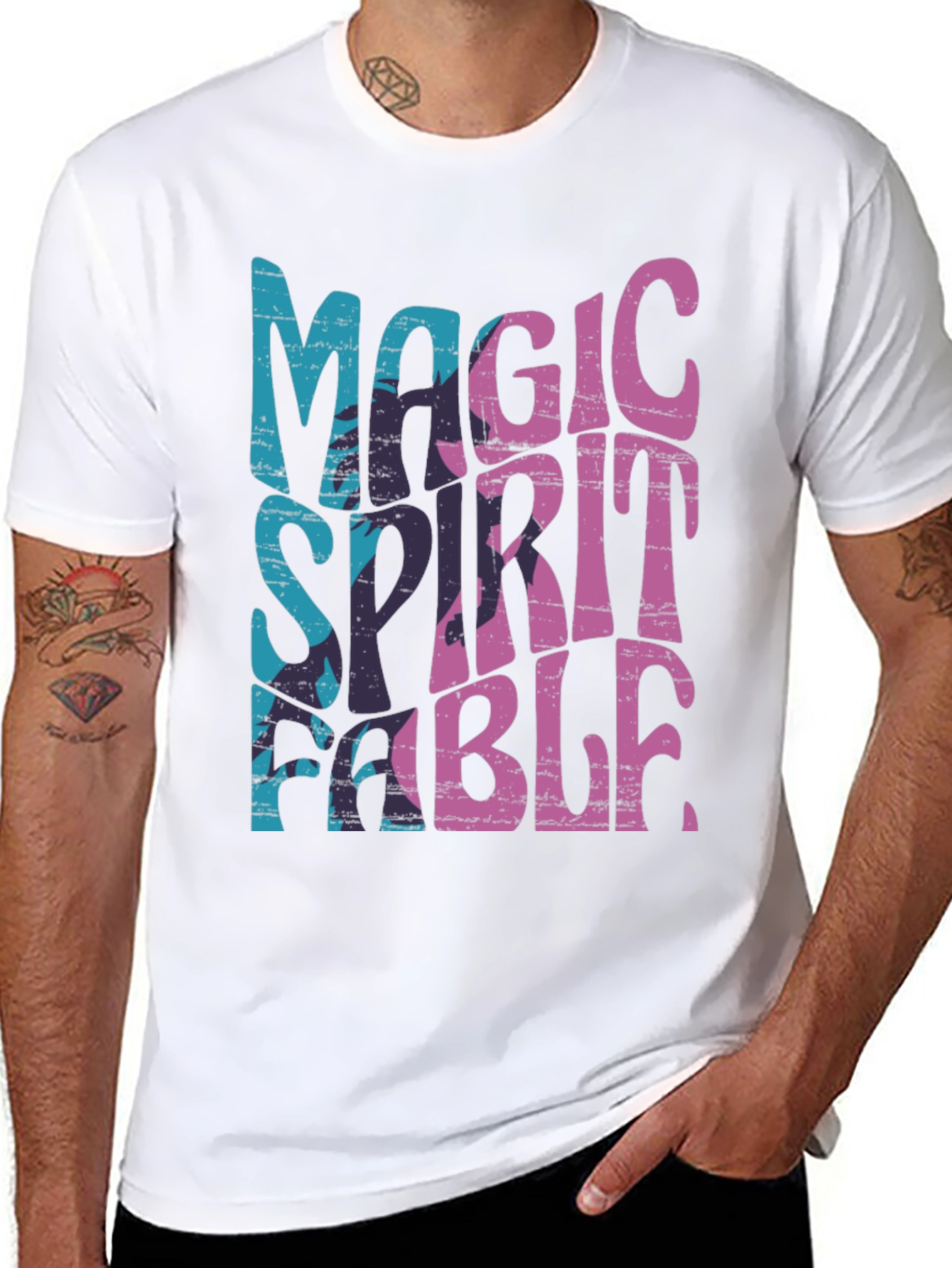 Magic Spirit Fable Graphic Tee - Trendy Design