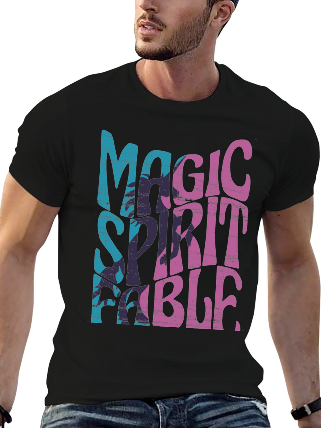 Magic Spirit Fable Graphic Tee - Trendy Design