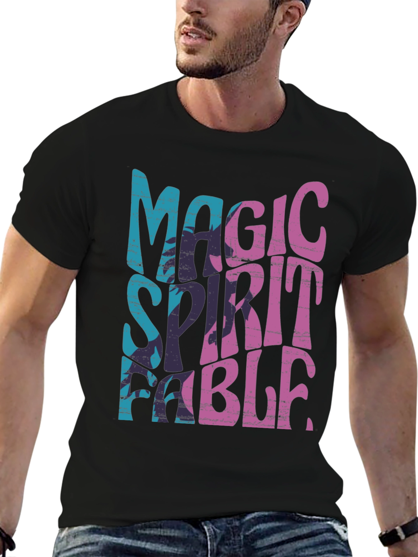 Magic Spirit Fable Graphic Tee - Trendy Design