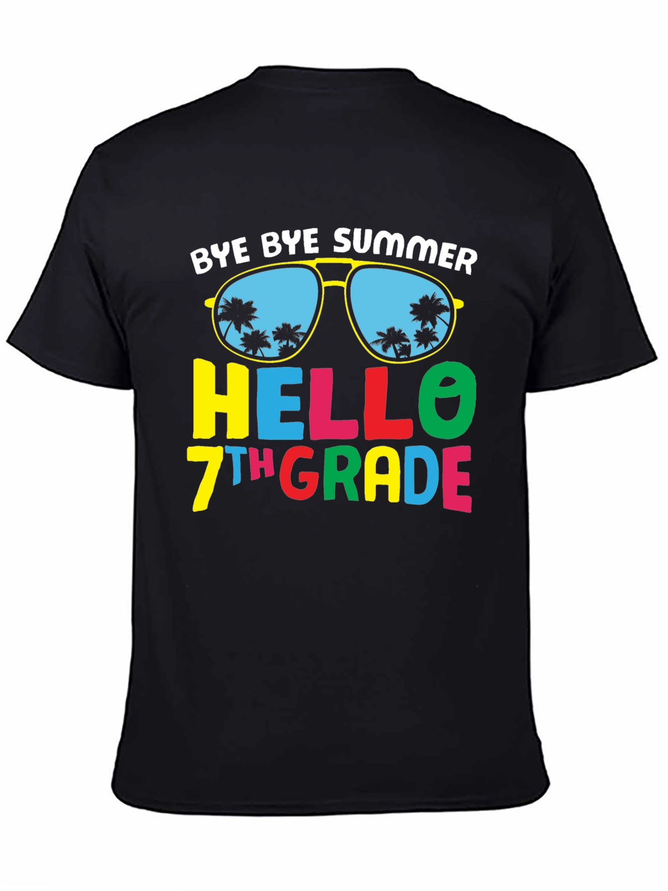Bye Bye Summer Hello 7th Grade T-Shirt