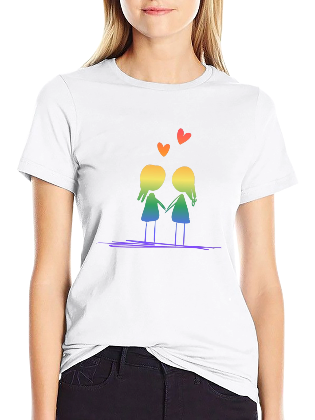 Rainbow Love Tee - Black Pride LGBTQ+ Shirt