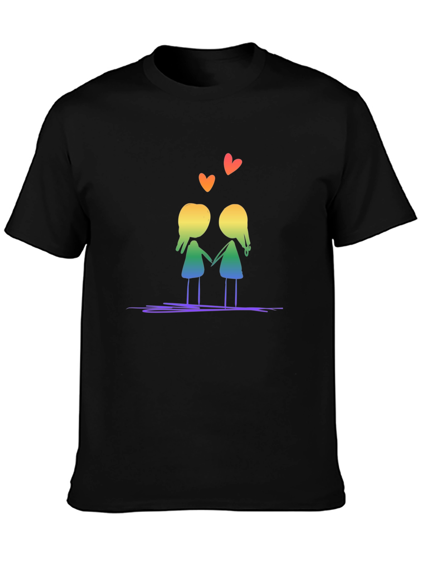 Rainbow Love Tee - Black Pride LGBTQ+ Shirt