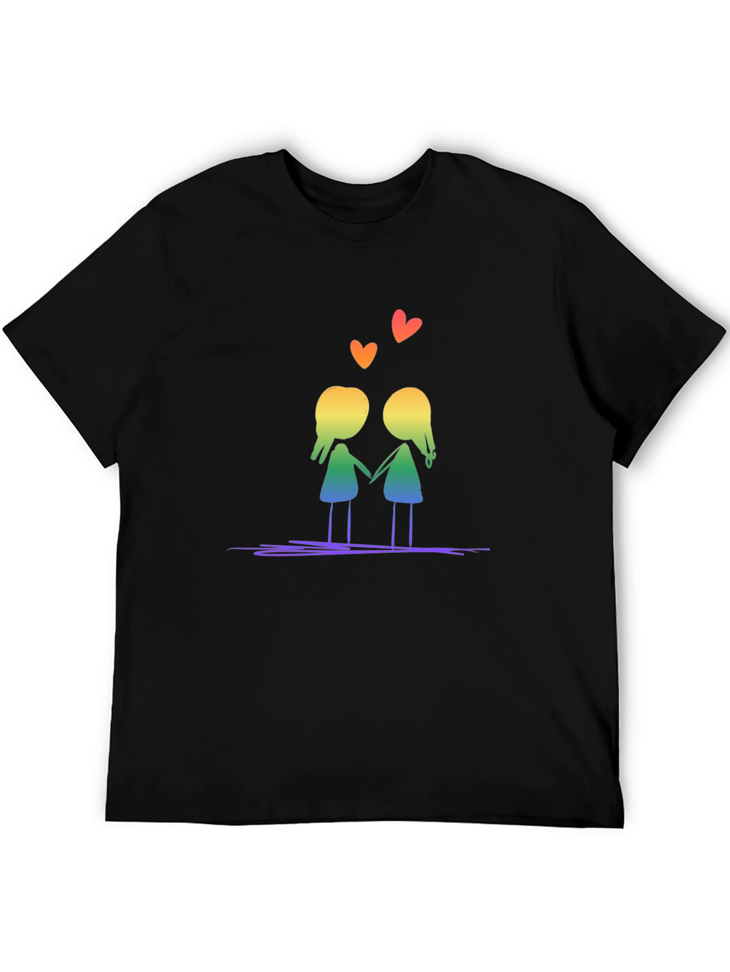 Rainbow Love Tee - Black Pride LGBTQ+ Shirt