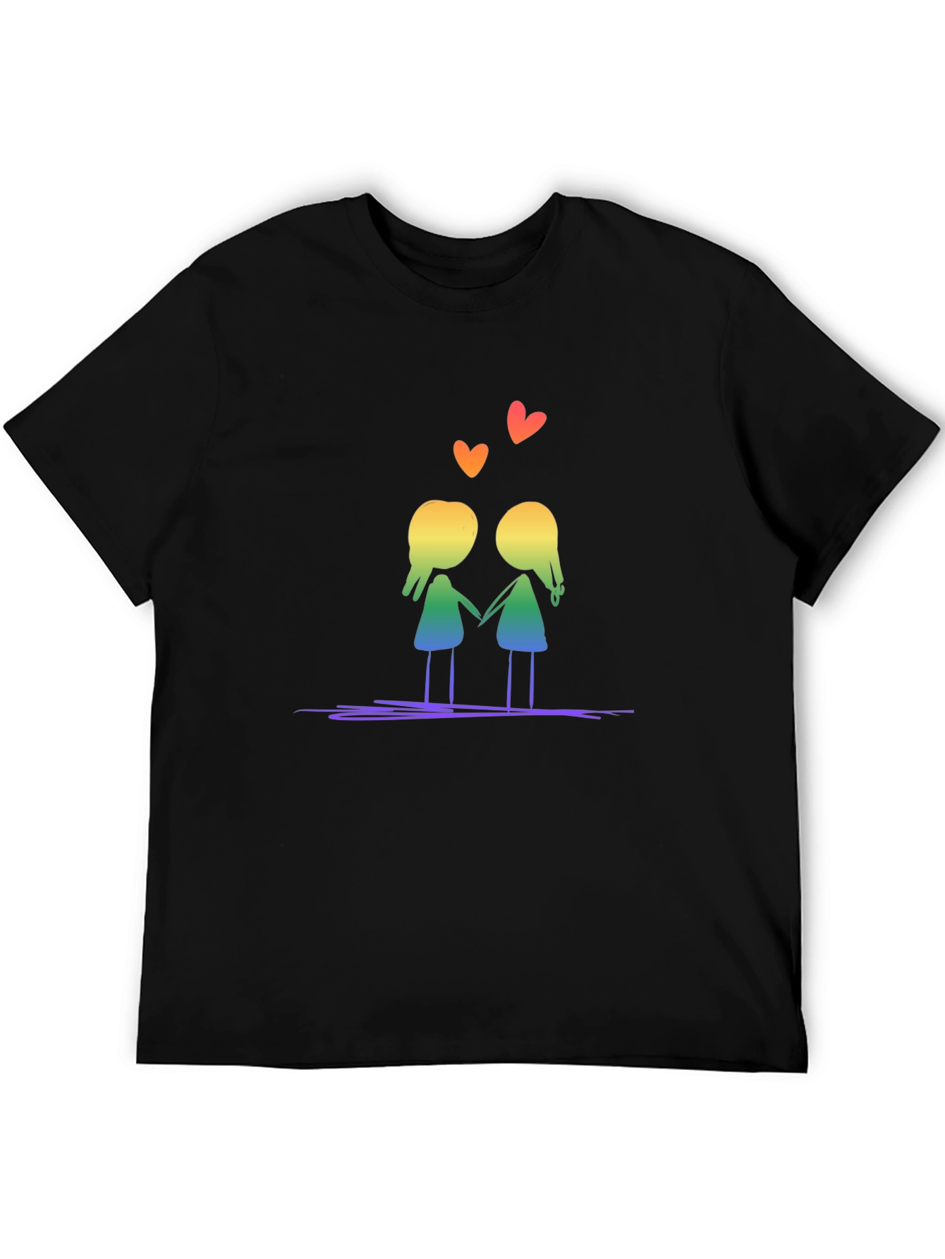 Rainbow Love Tee - Black Pride LGBTQ+ Shirt