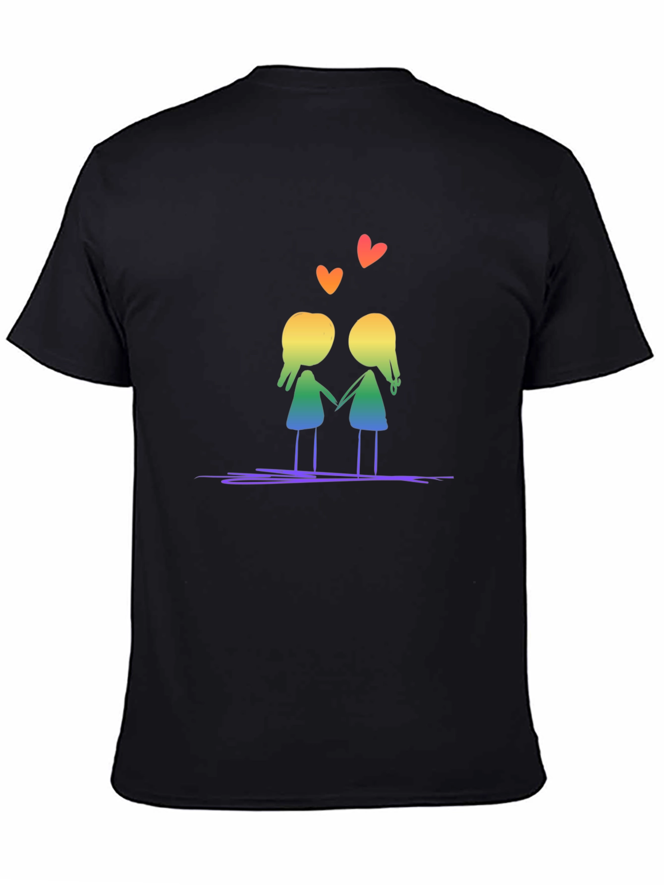 Rainbow Love Tee - Black Pride LGBTQ+ Shirt