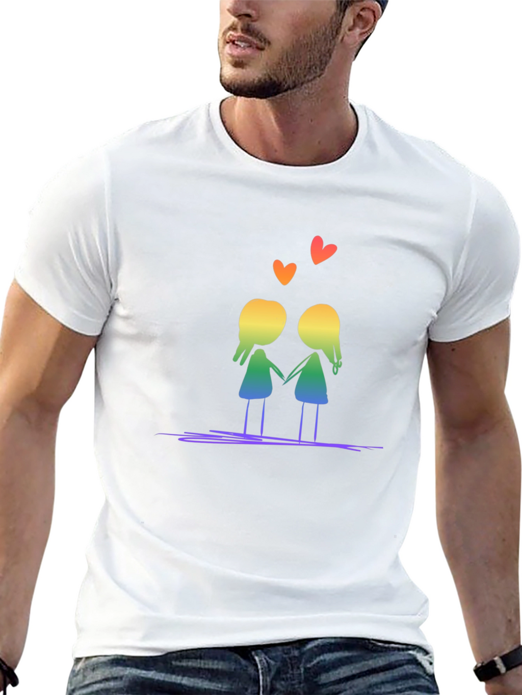 Rainbow Love Tee - Black Pride LGBTQ+ Shirt