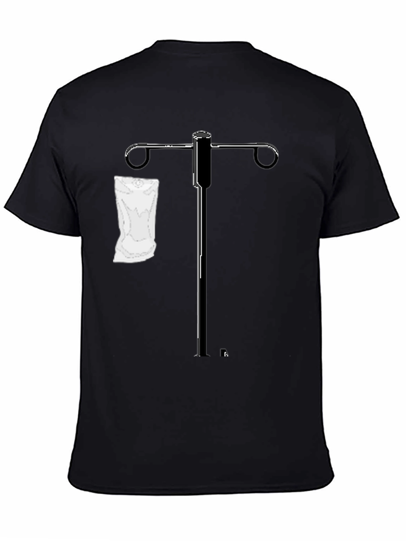 Funny Medical IV Pole T-Shirt