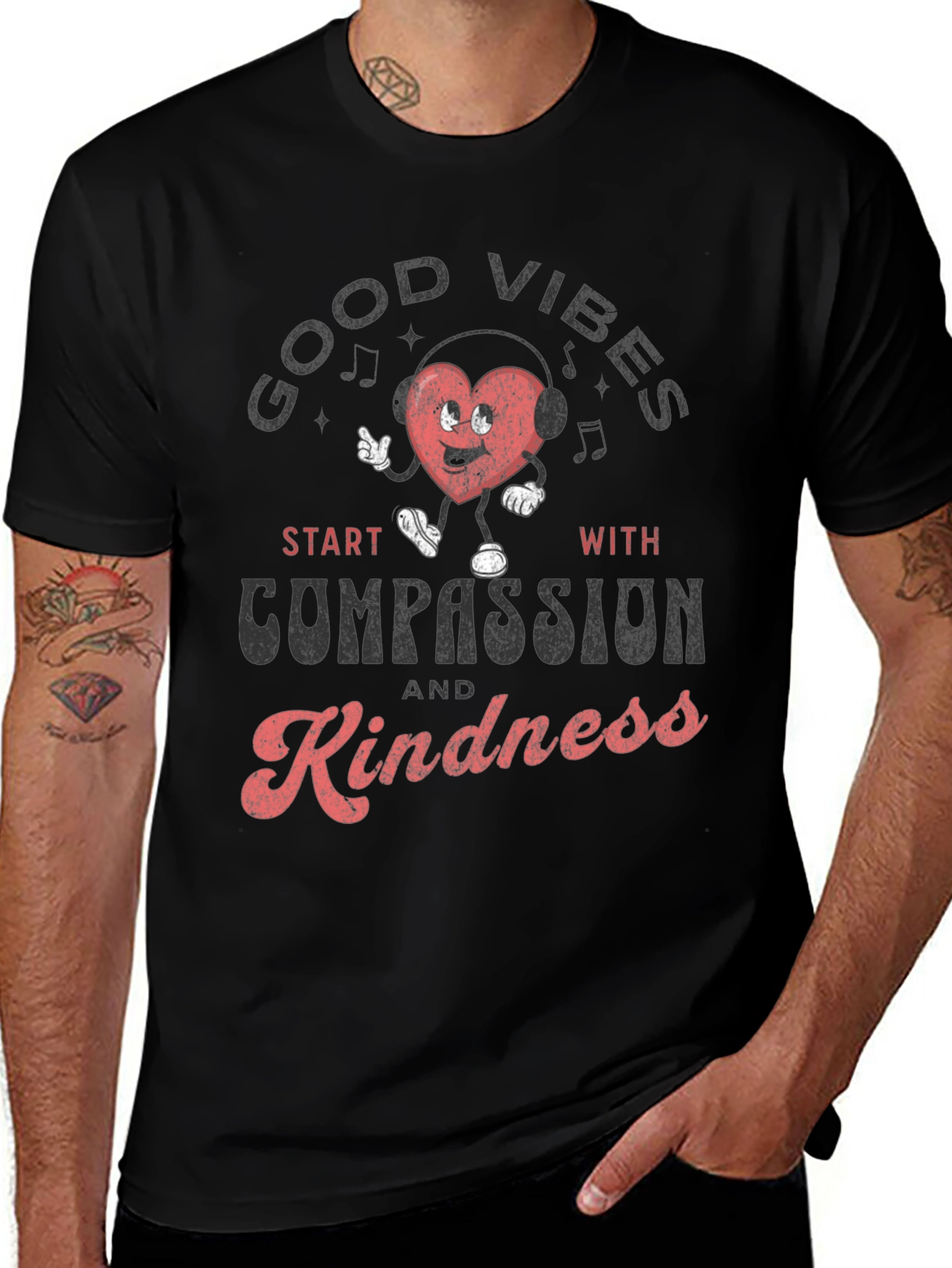 Good Vibes Compassion and Kindness T-Shirt