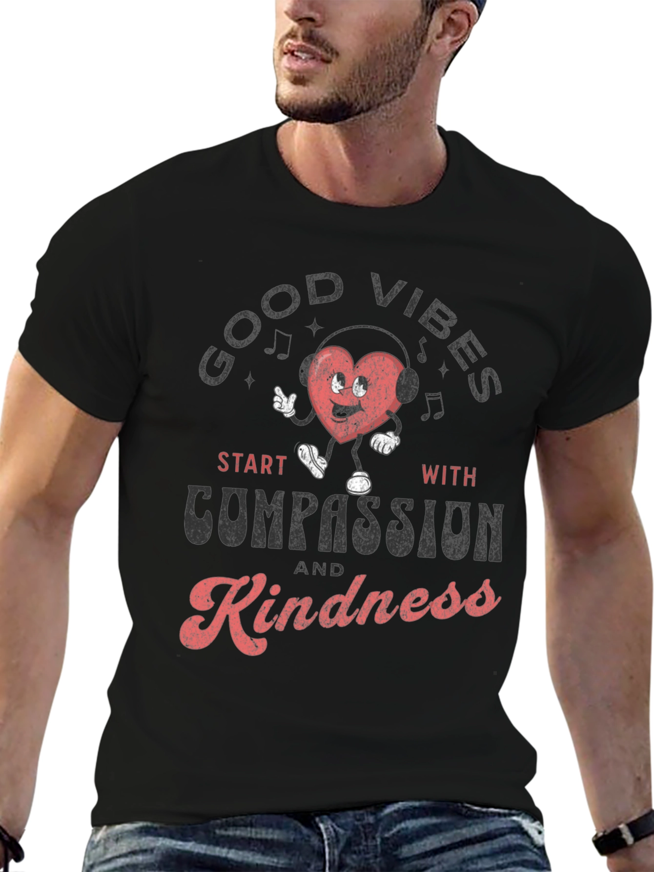 Good Vibes Compassion and Kindness T-Shirt