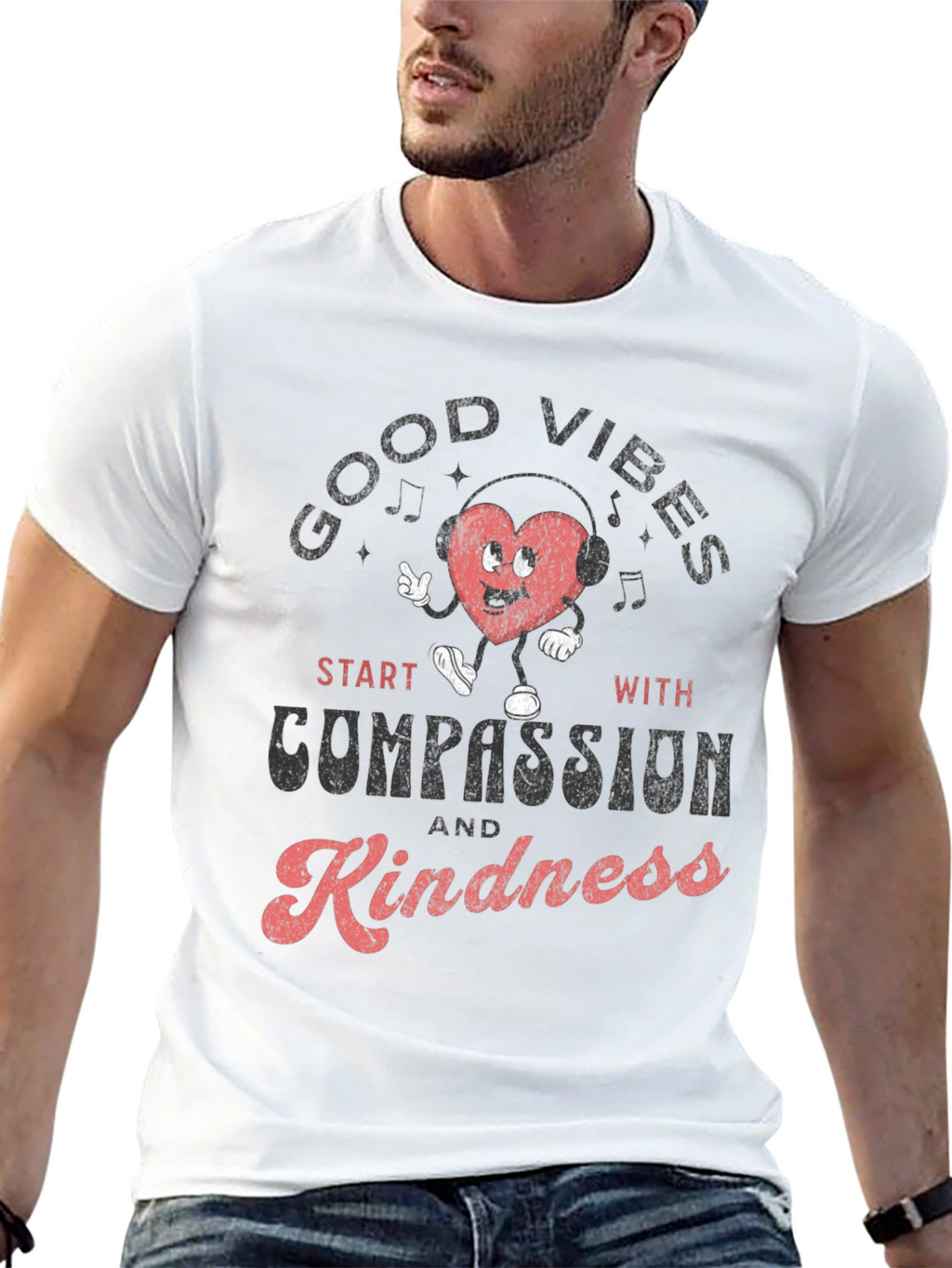 Good Vibes Compassion and Kindness T-Shirt