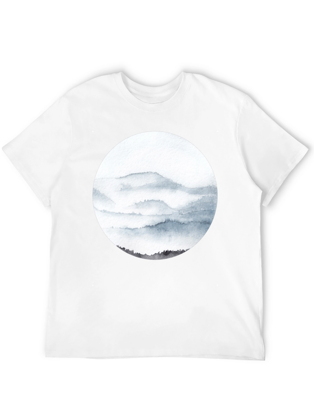 Abstract Mountain Watercolor T-Shirt