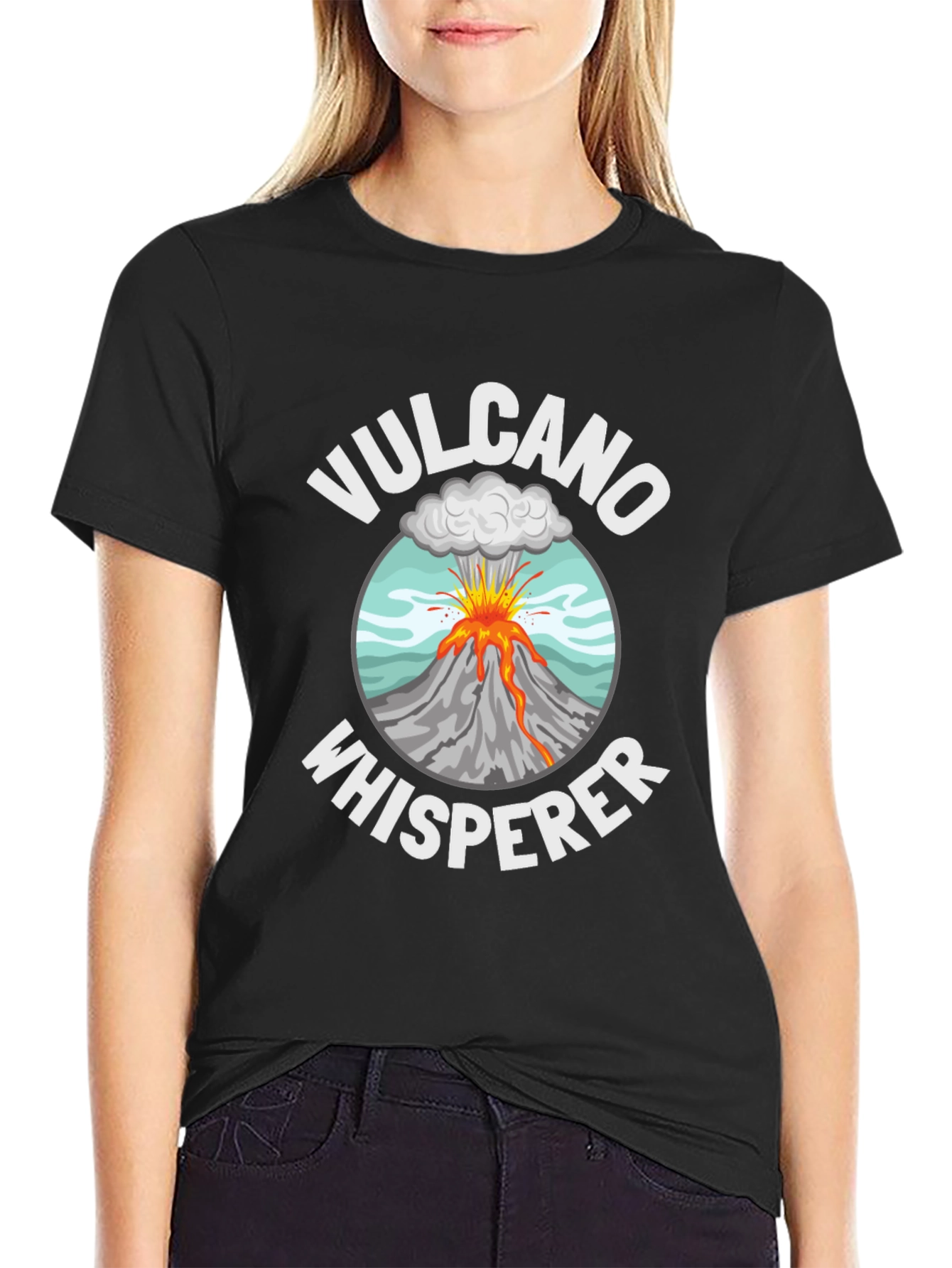 Vulcano Whisperer Black T-Shirt
