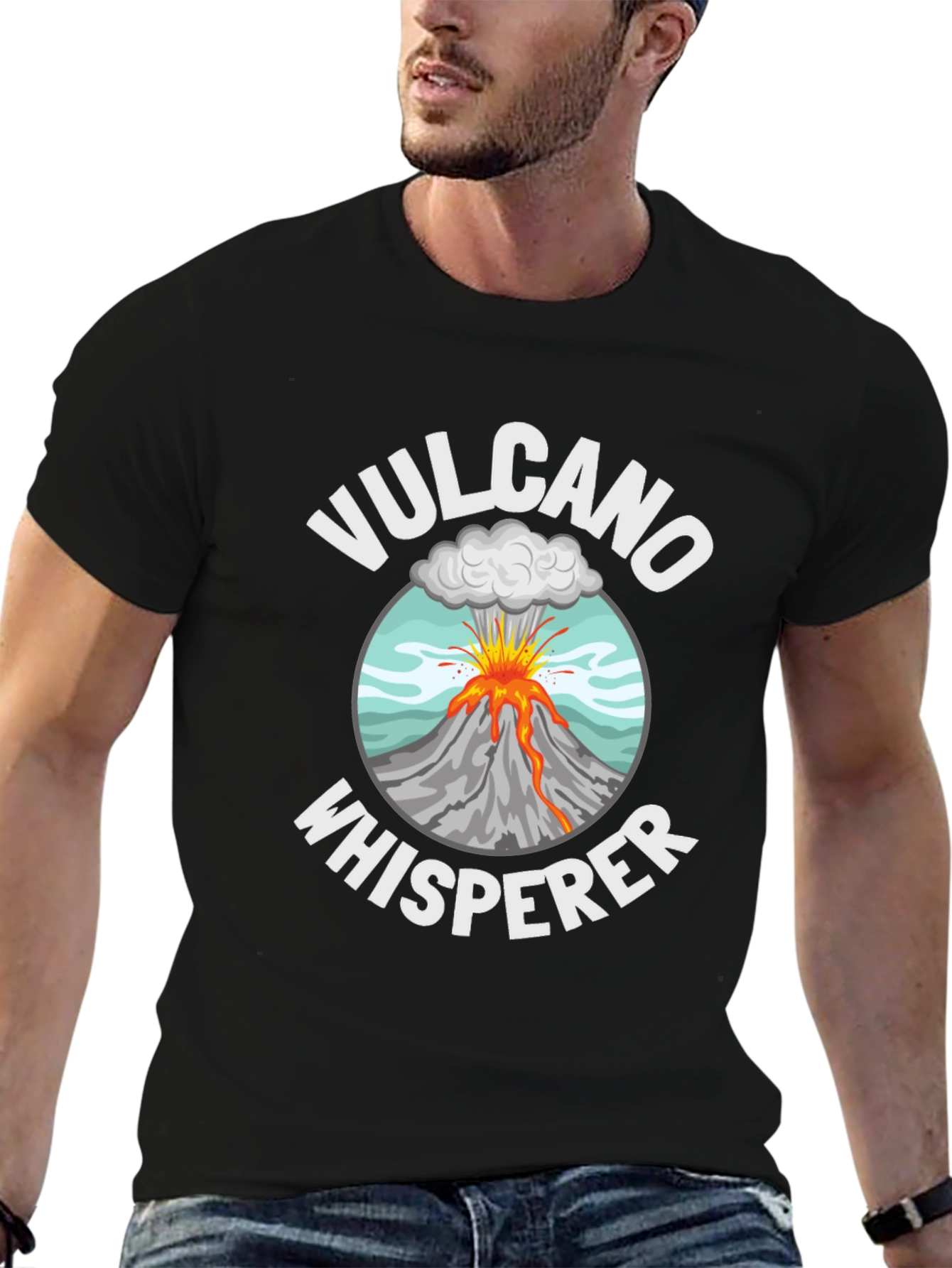 Vulcano Whisperer Black T-Shirt
