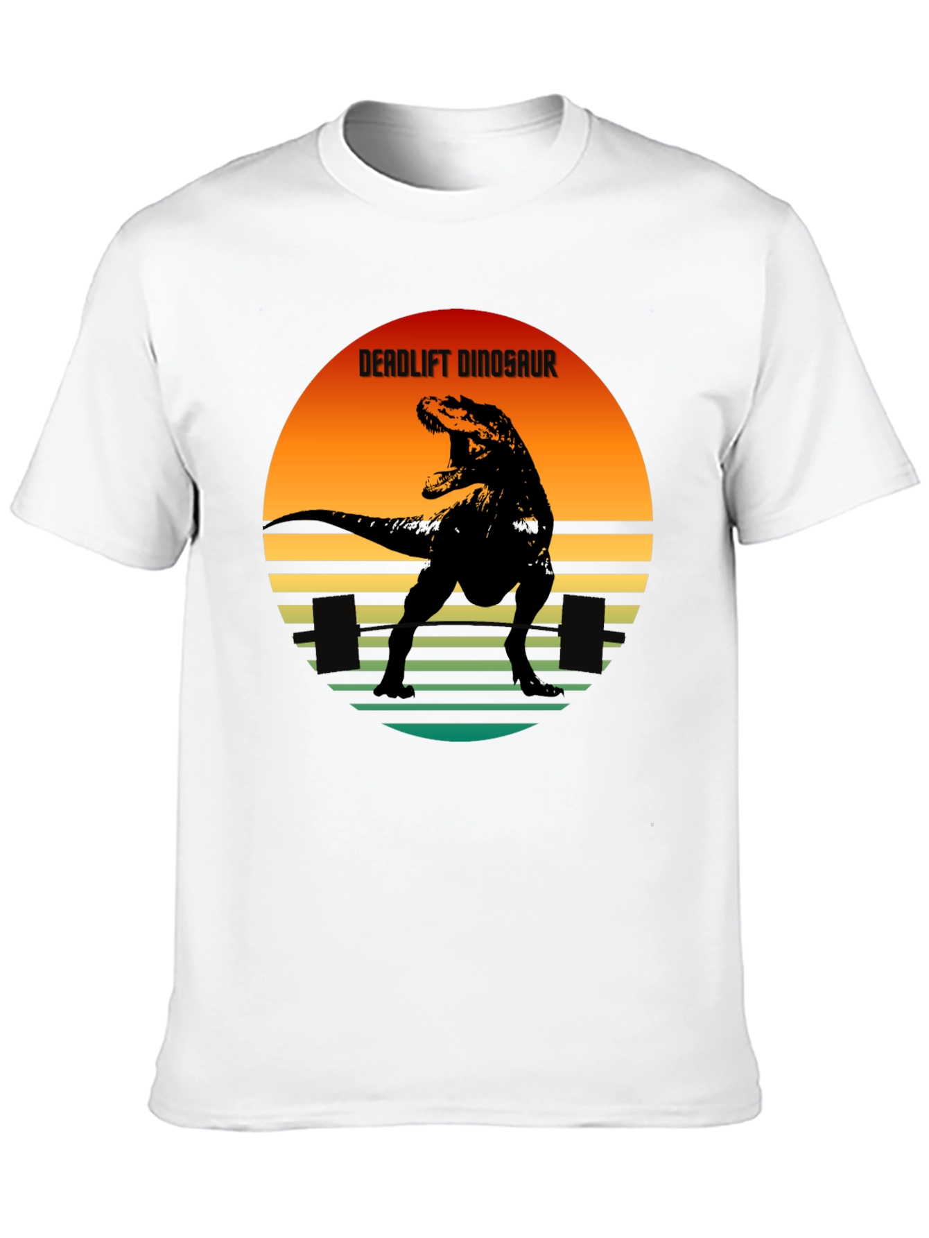 Deadlift Dinosaur Graphic Tee - Black