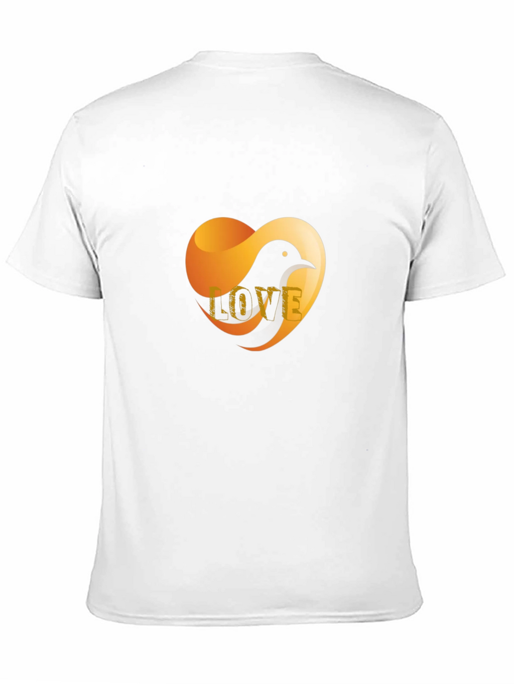 Love Bird Graphic T-Shirt - Stylish Black Tee