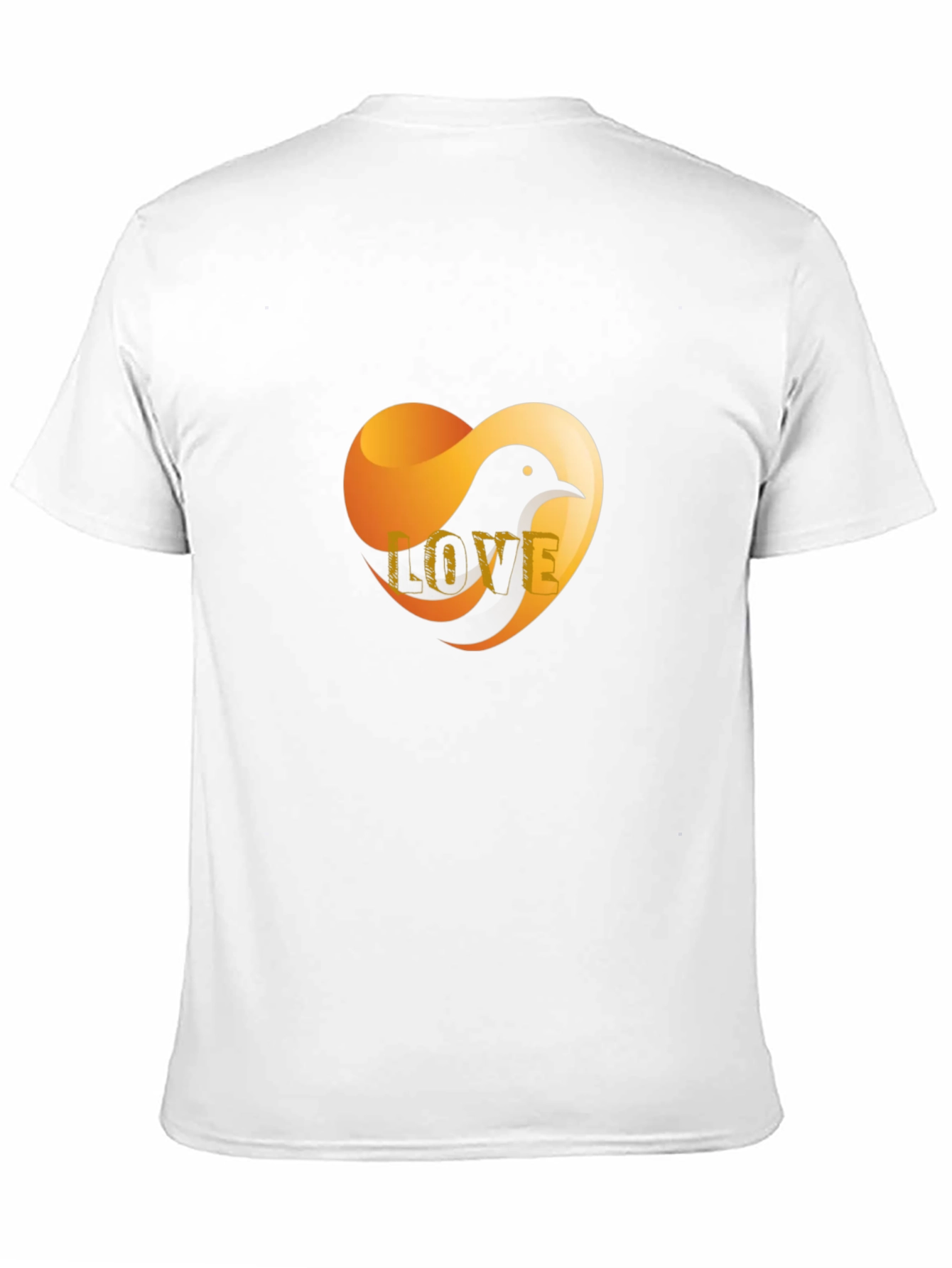 Love Bird Graphic T-Shirt - Stylish Black Tee
