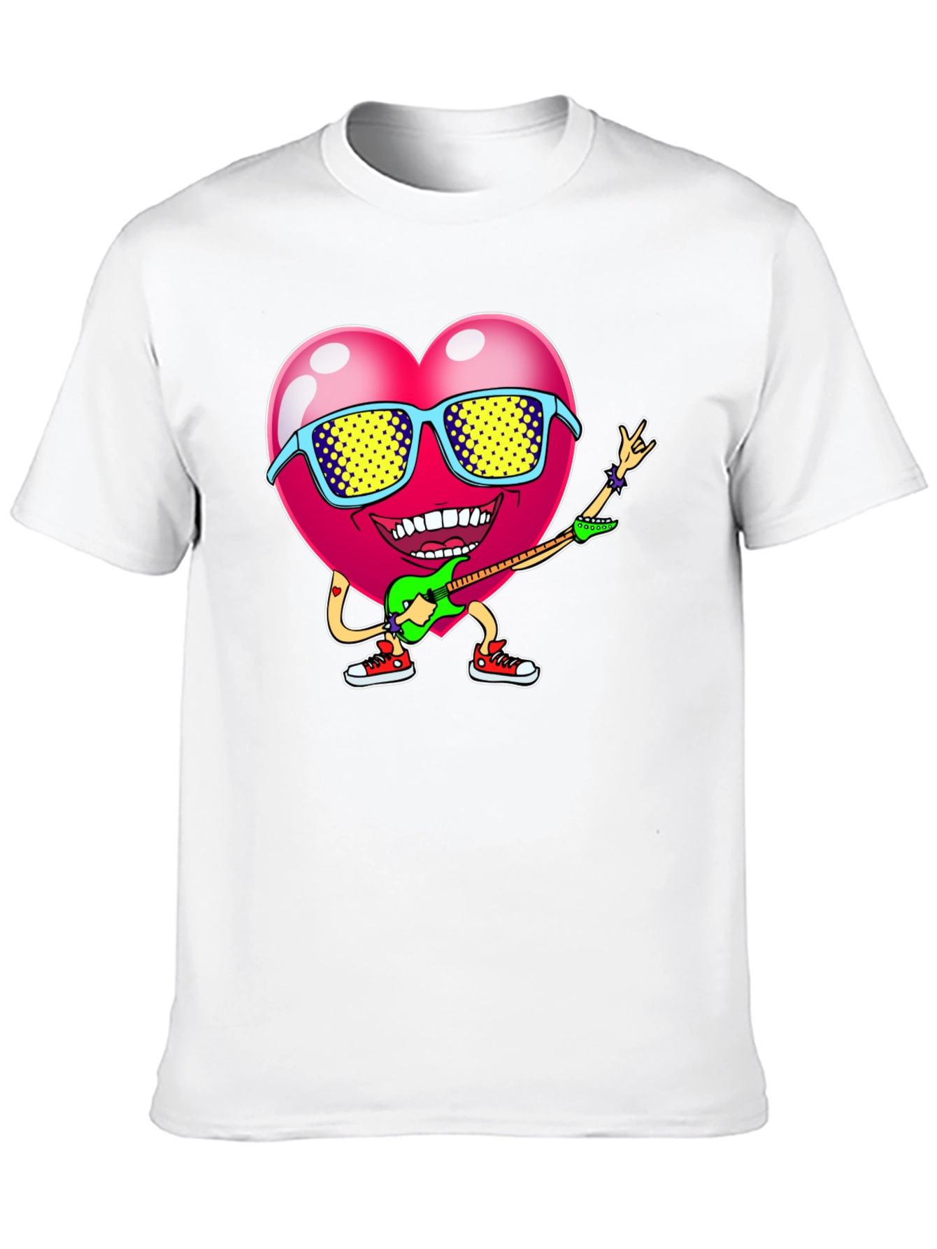 Rocking Heart Graphic Tee - Black