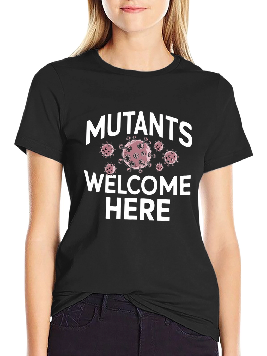Mutants Welcome Here Novelty T-Shirt