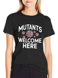 Mutants Welcome Here Novelty T-Shirt