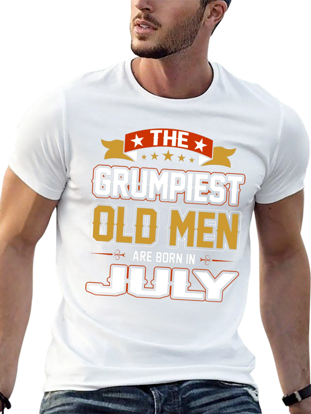 Grumpiest Old Men Born in July T-Shirt
