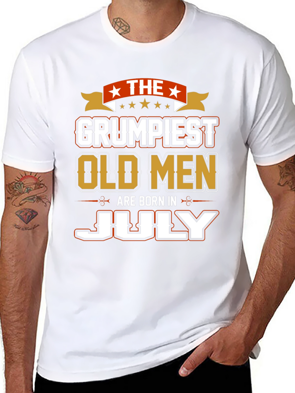 Grumpiest Old Men Born in July T-Shirt