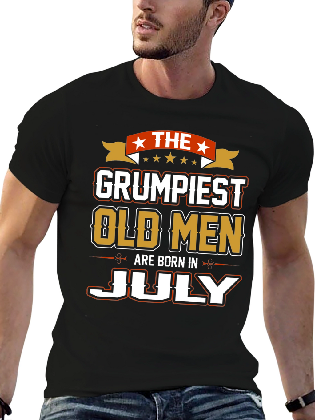 Grumpiest Old Men Born in July T-Shirt