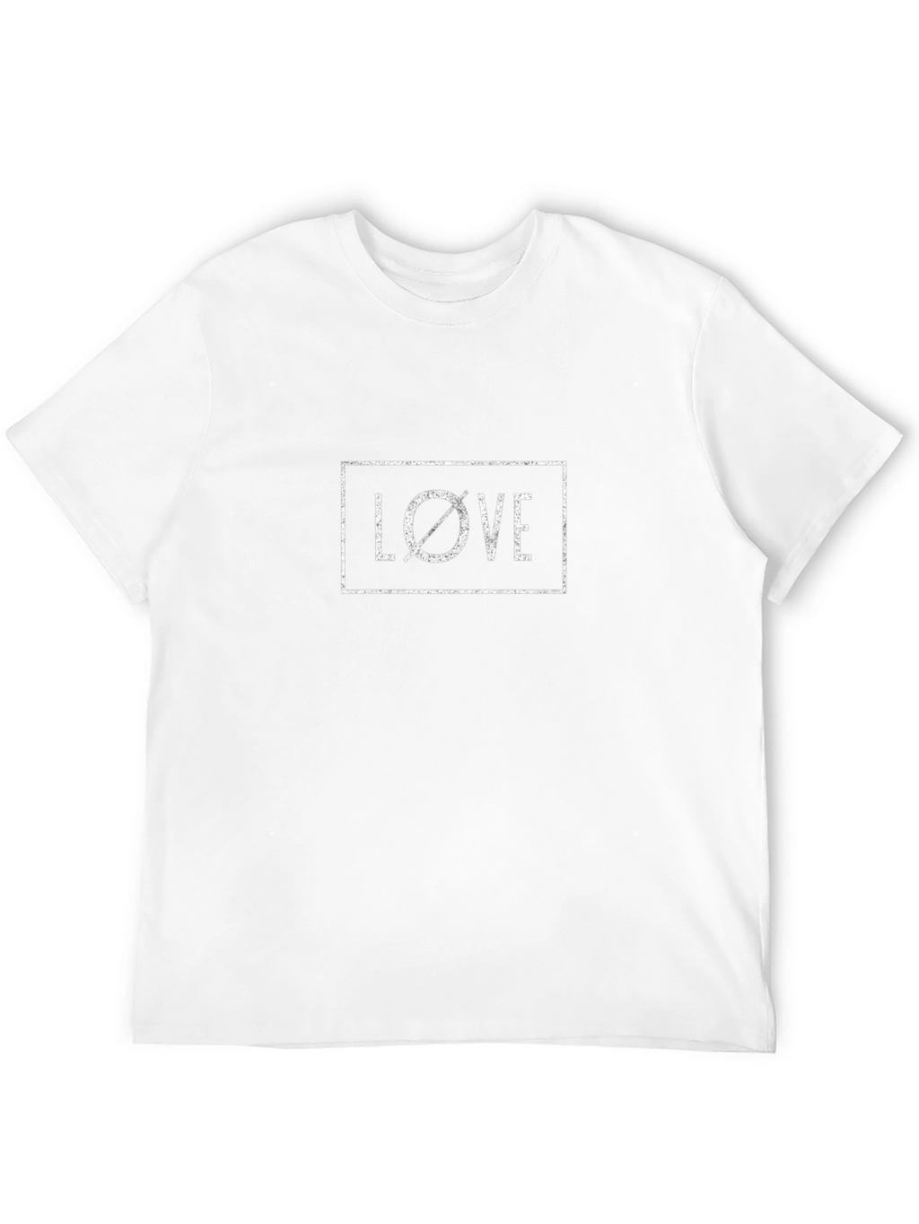 Black Graphic Tee - LOVE Square Design