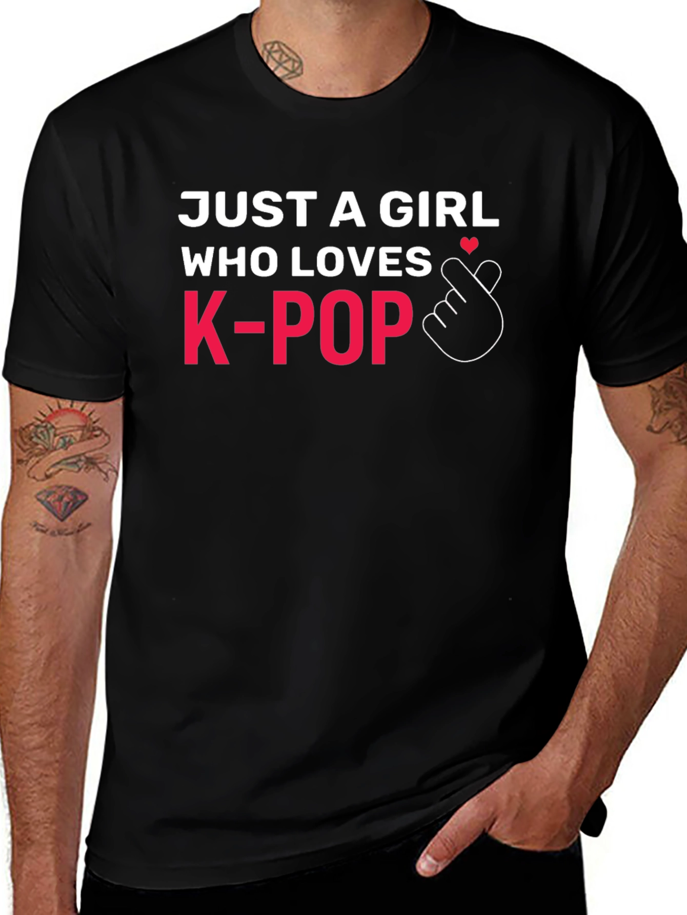 Just A Girl Who Loves K-Pop T-Shirt