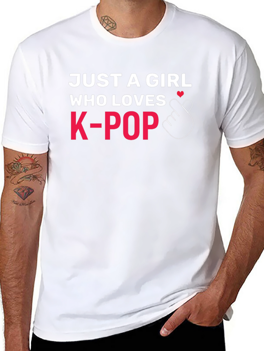 Just A Girl Who Loves K-Pop T-Shirt
