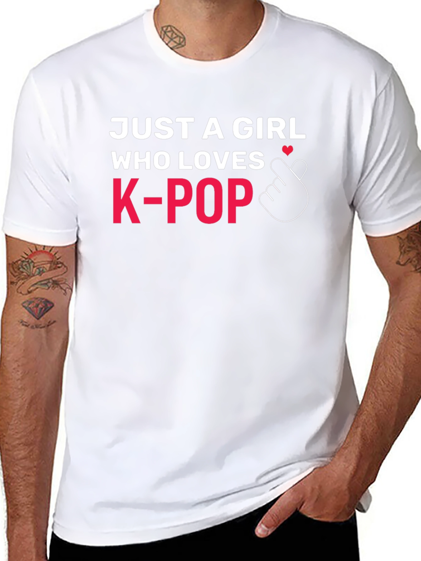 Just A Girl Who Loves K-Pop T-Shirt