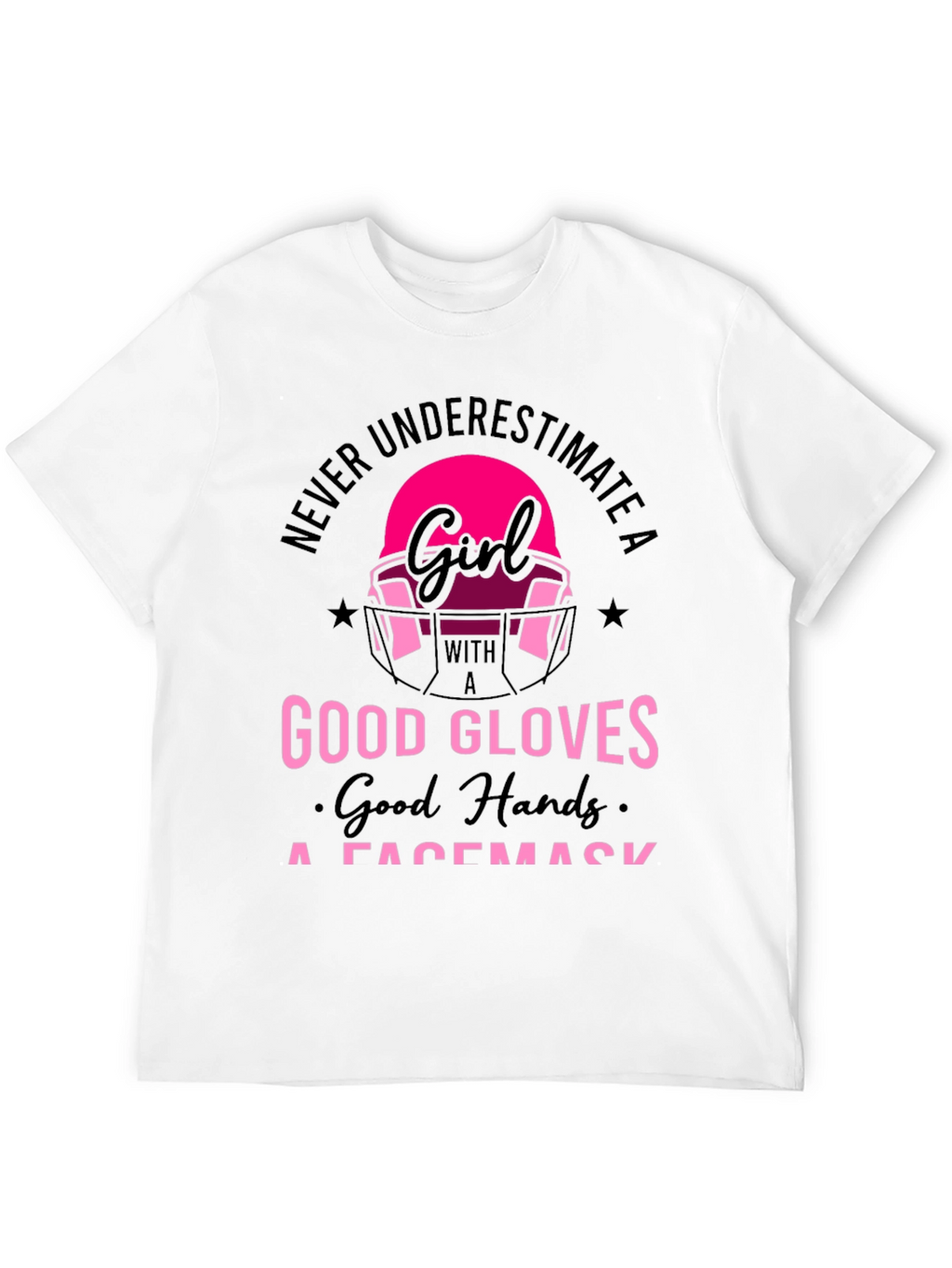 Girl Football Player T-Shirt