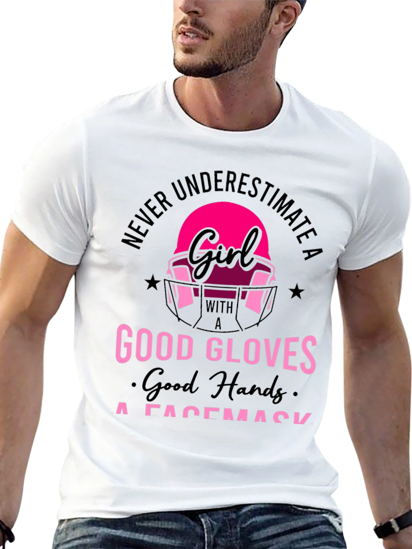 Girl Football Player T-Shirt