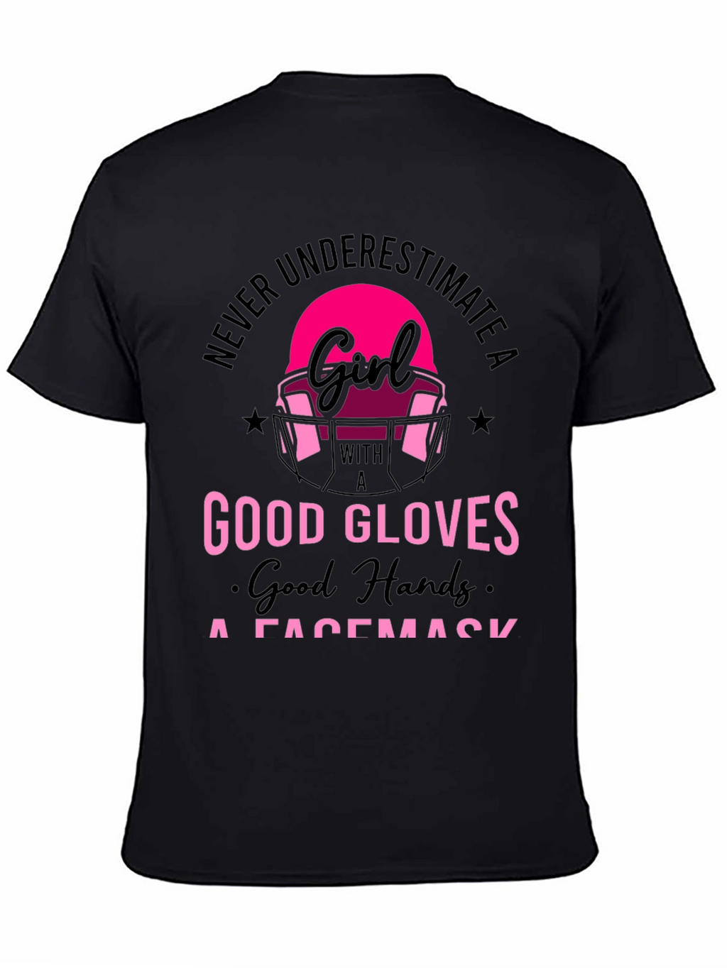 Girl Football Player T-Shirt