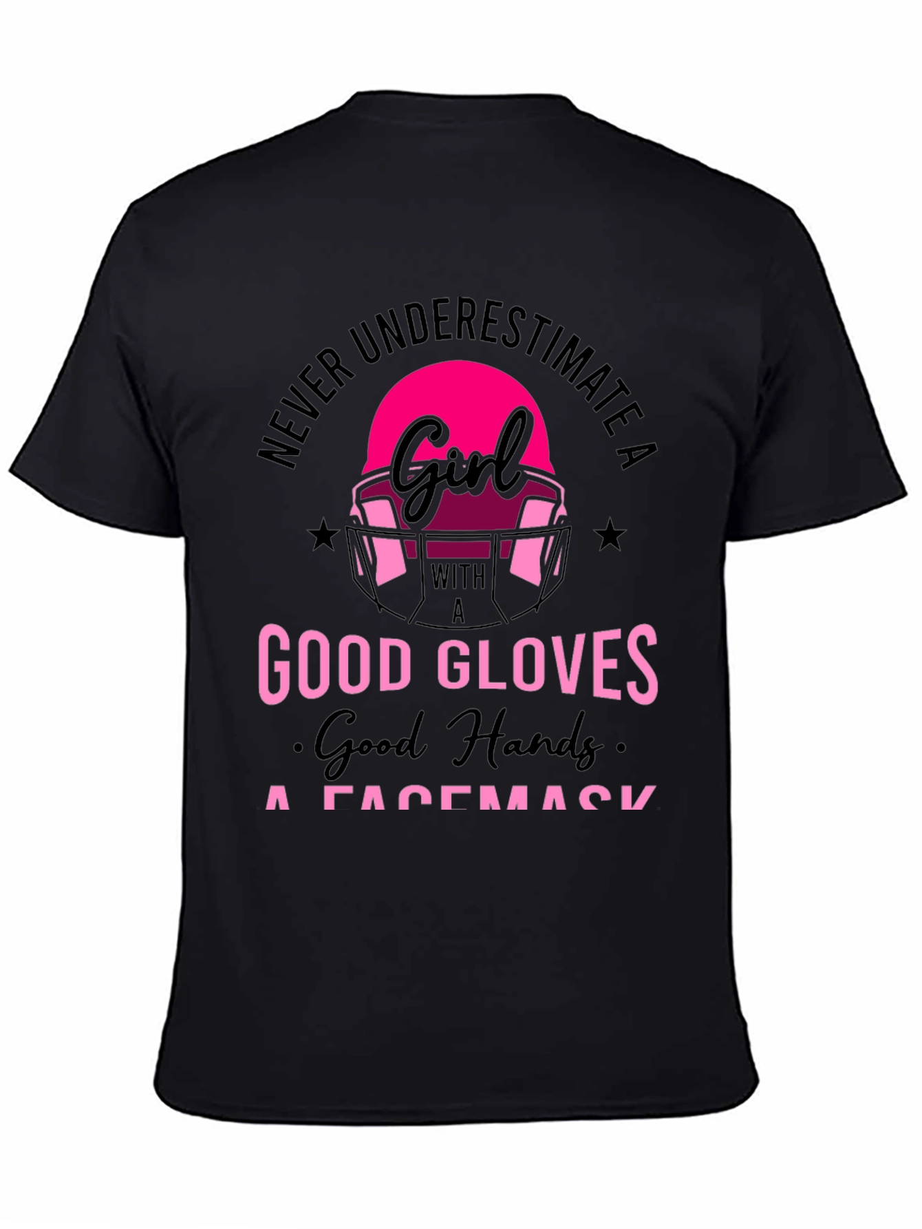 Girl Football Player T-Shirt
