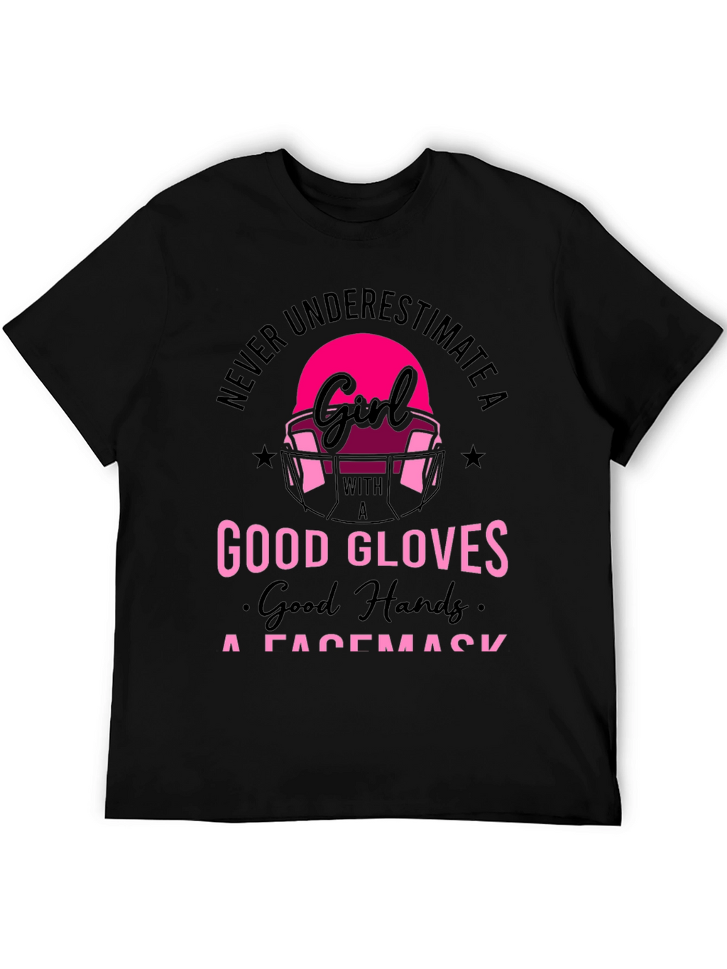 Girl Football Player T-Shirt