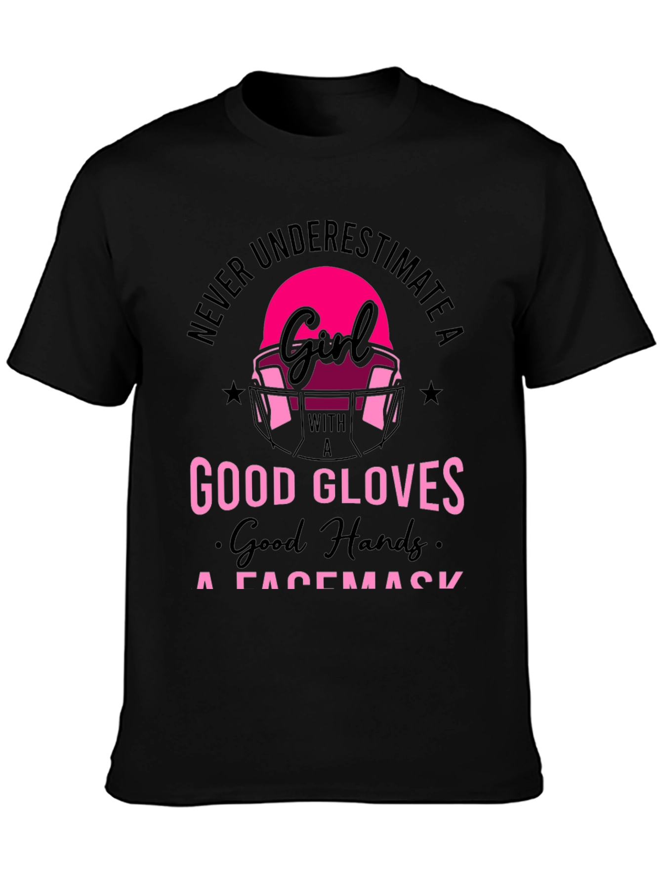 Girl Football Player T-Shirt