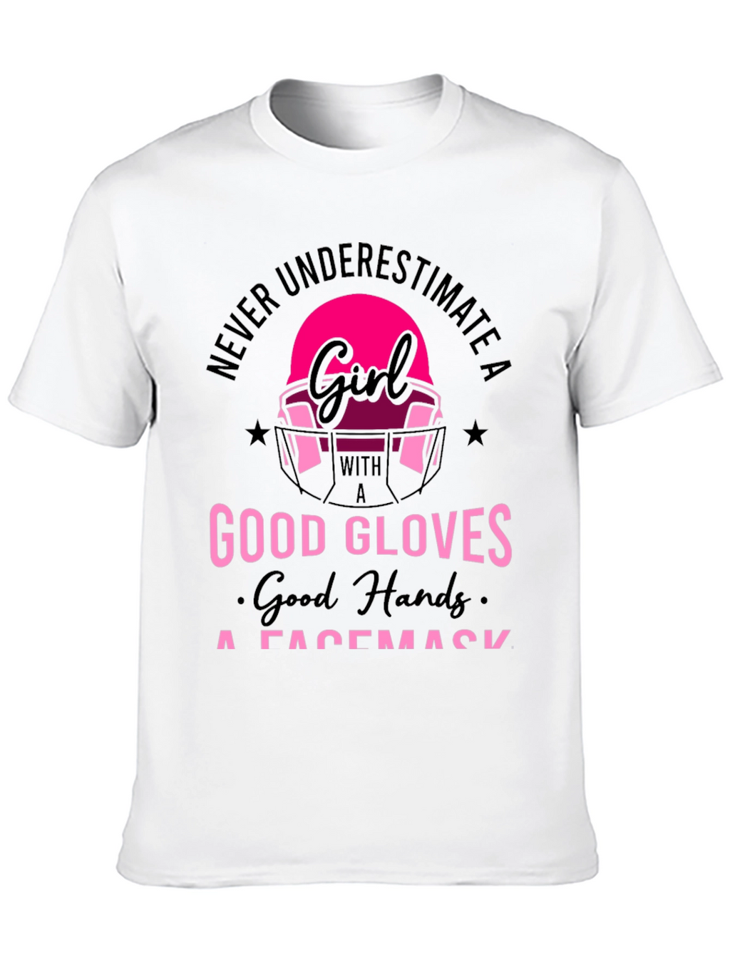 Girl Football Player T-Shirt