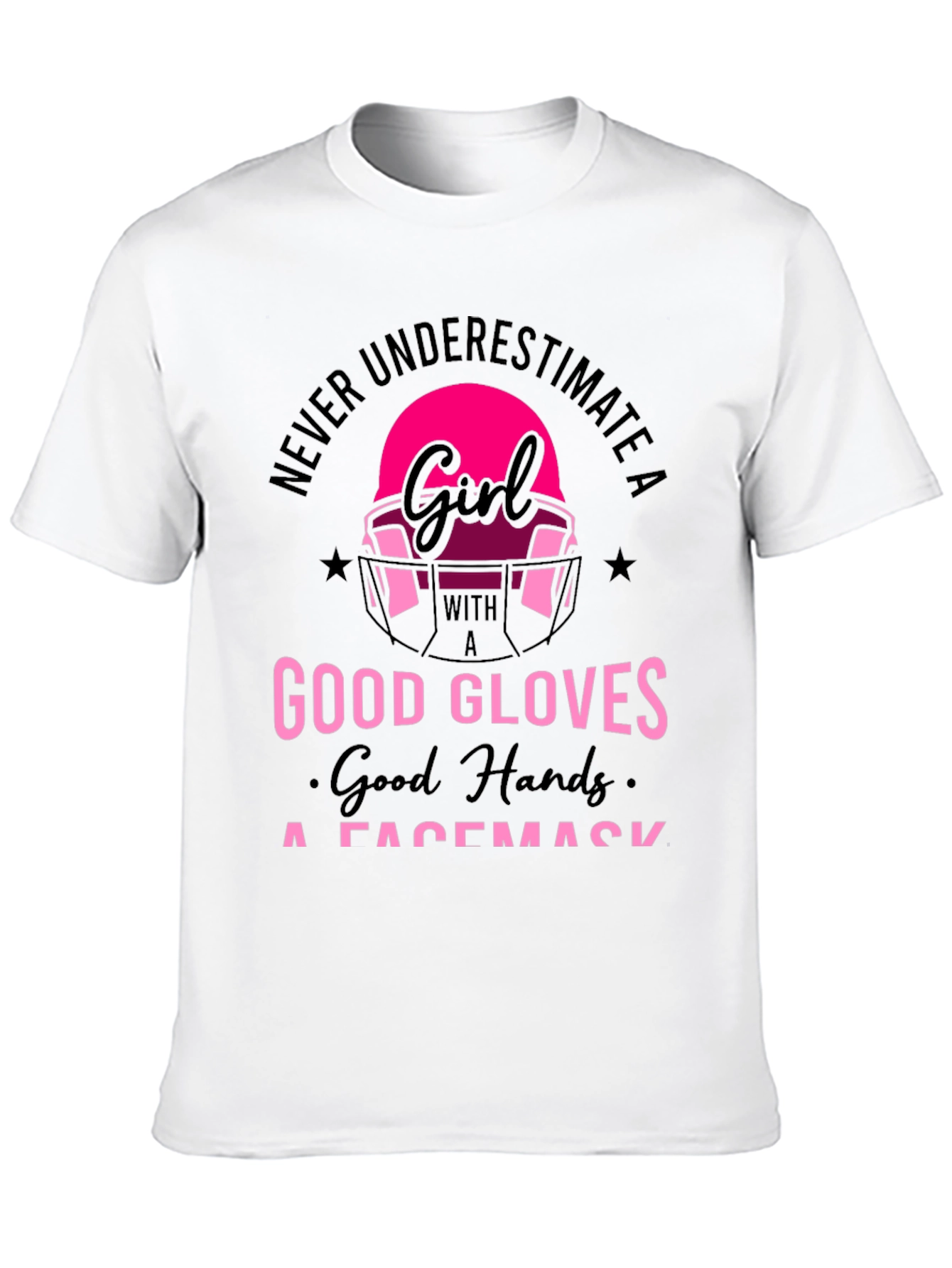 Girl Football Player T-Shirt